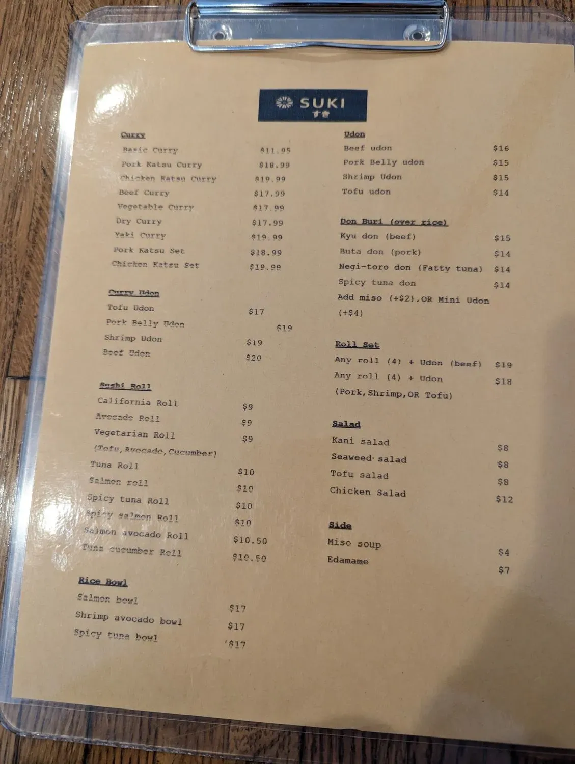 Menu 6