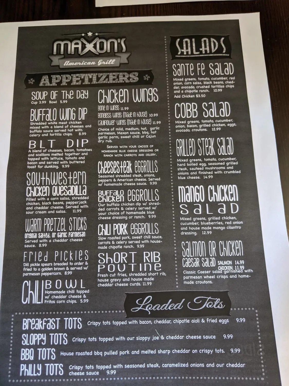 Menu 4