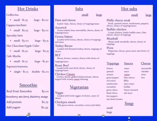 Menu 2