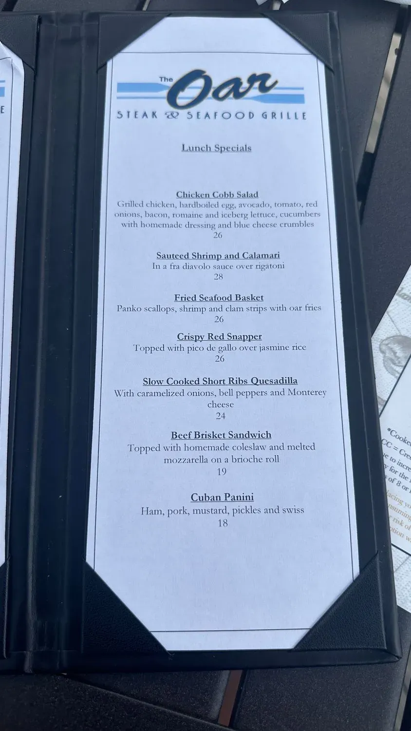 Menu 5