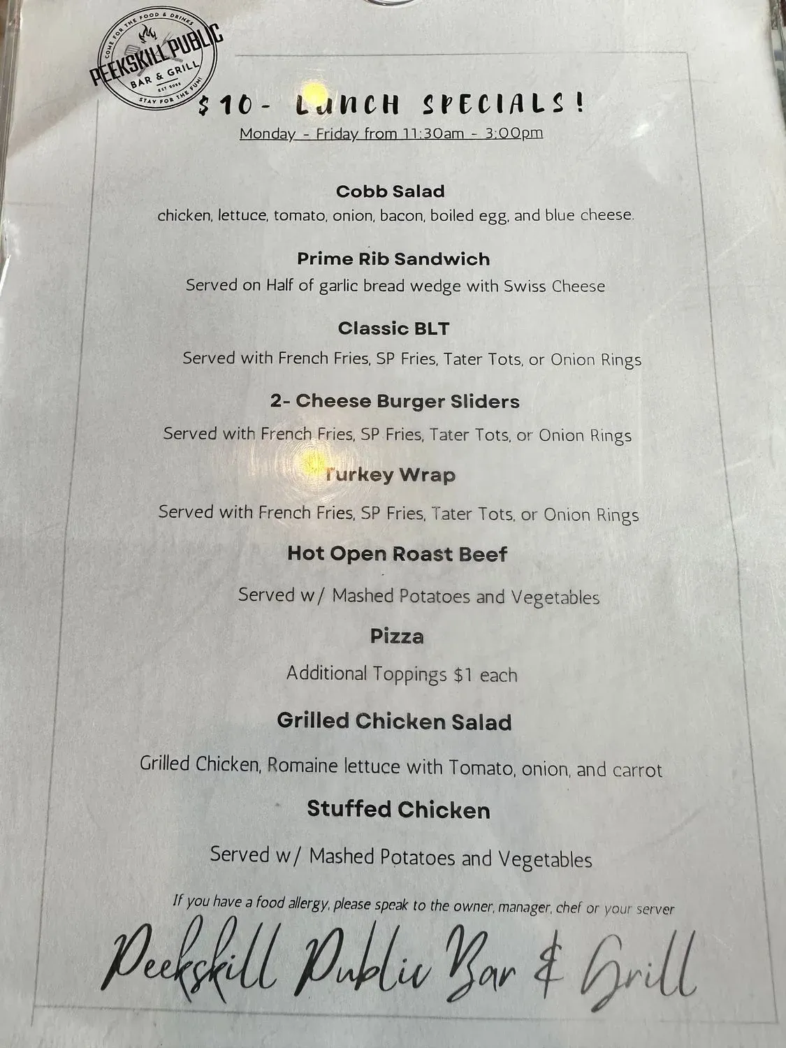 Menu 3