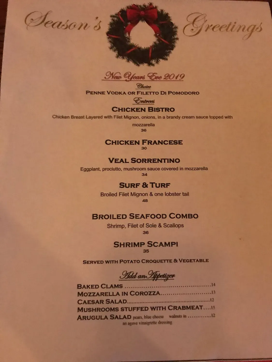 Menu 2