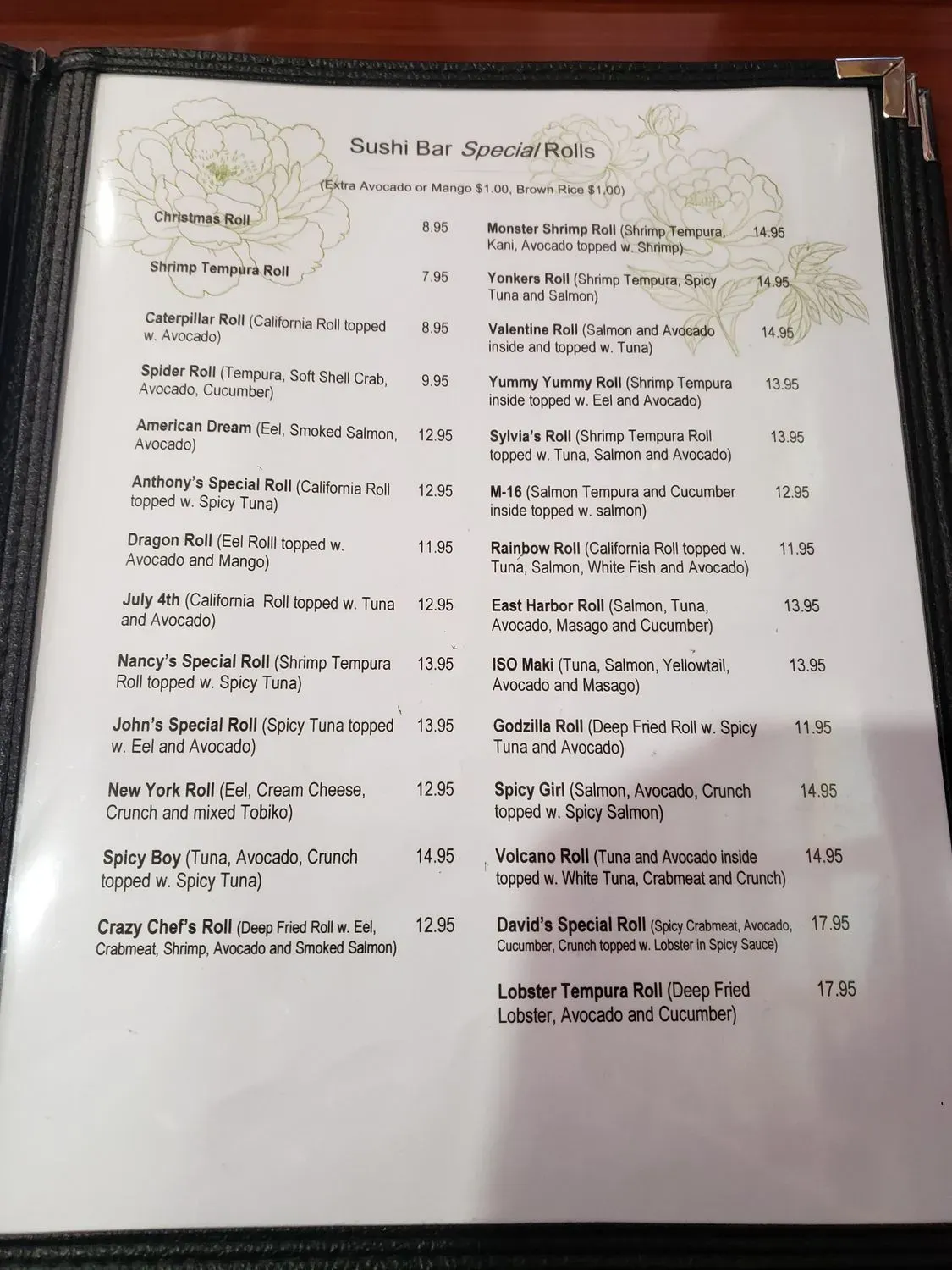 Menu 6