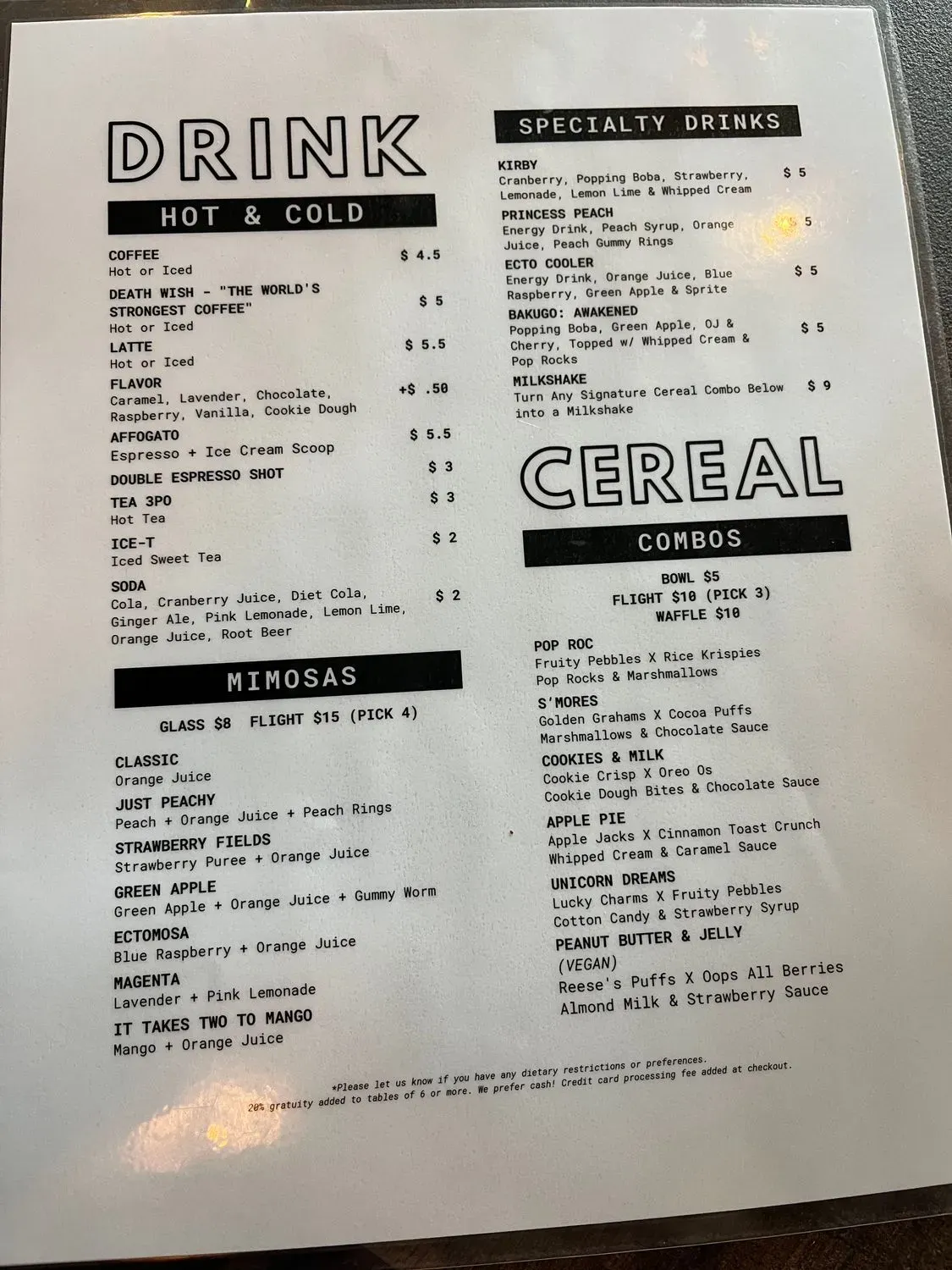 Menu 2