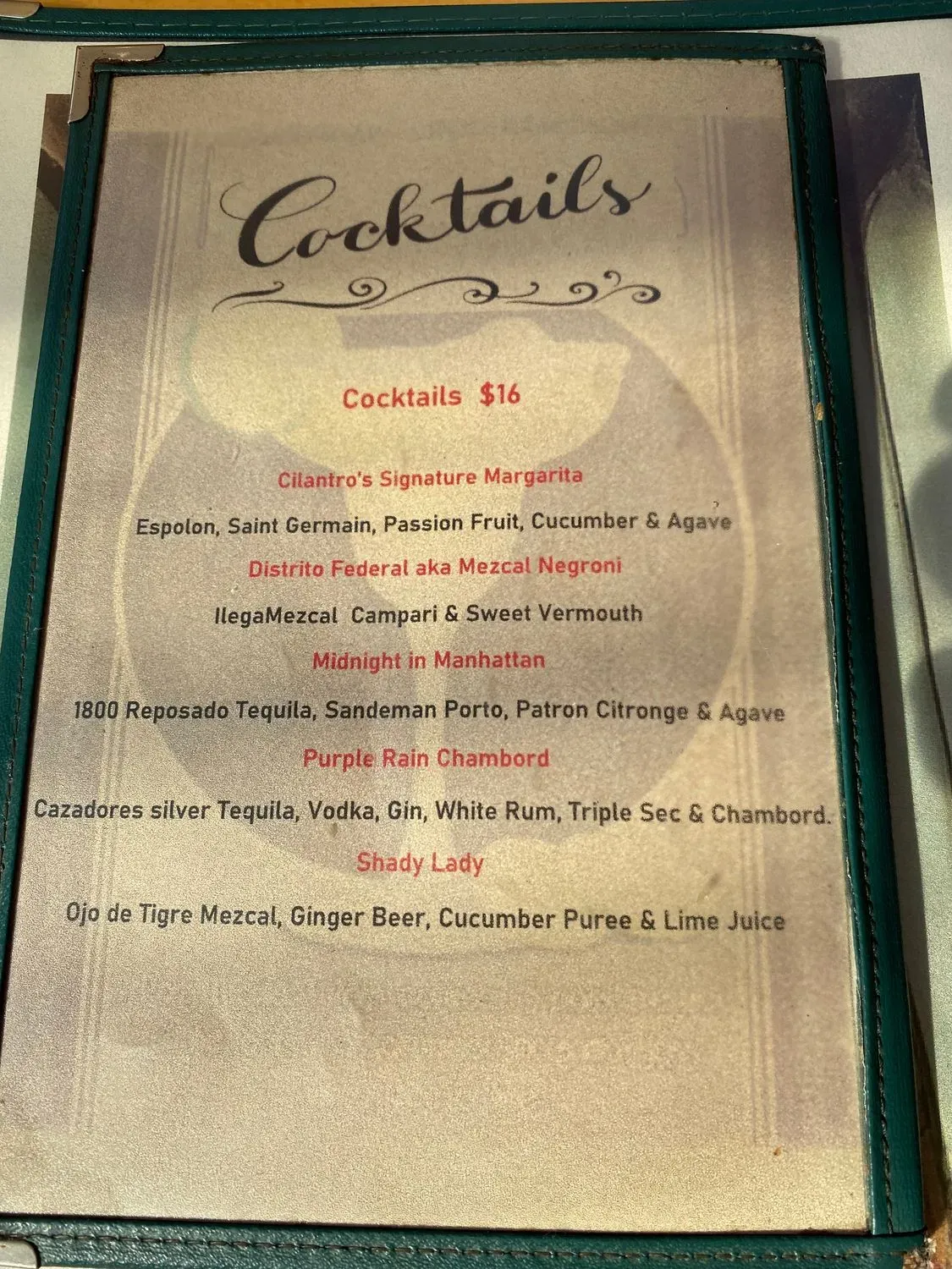 Menu 6