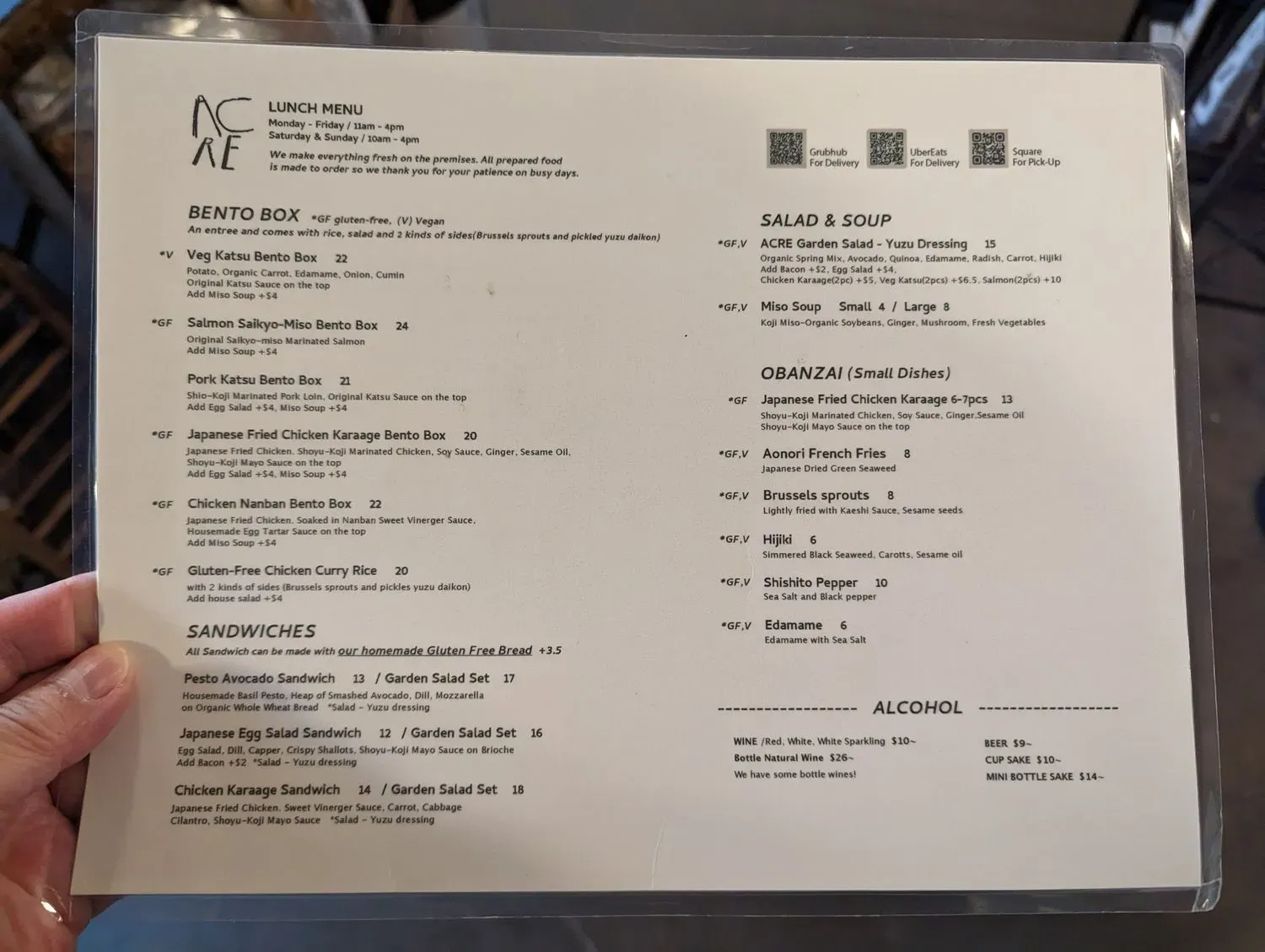 Menu 2