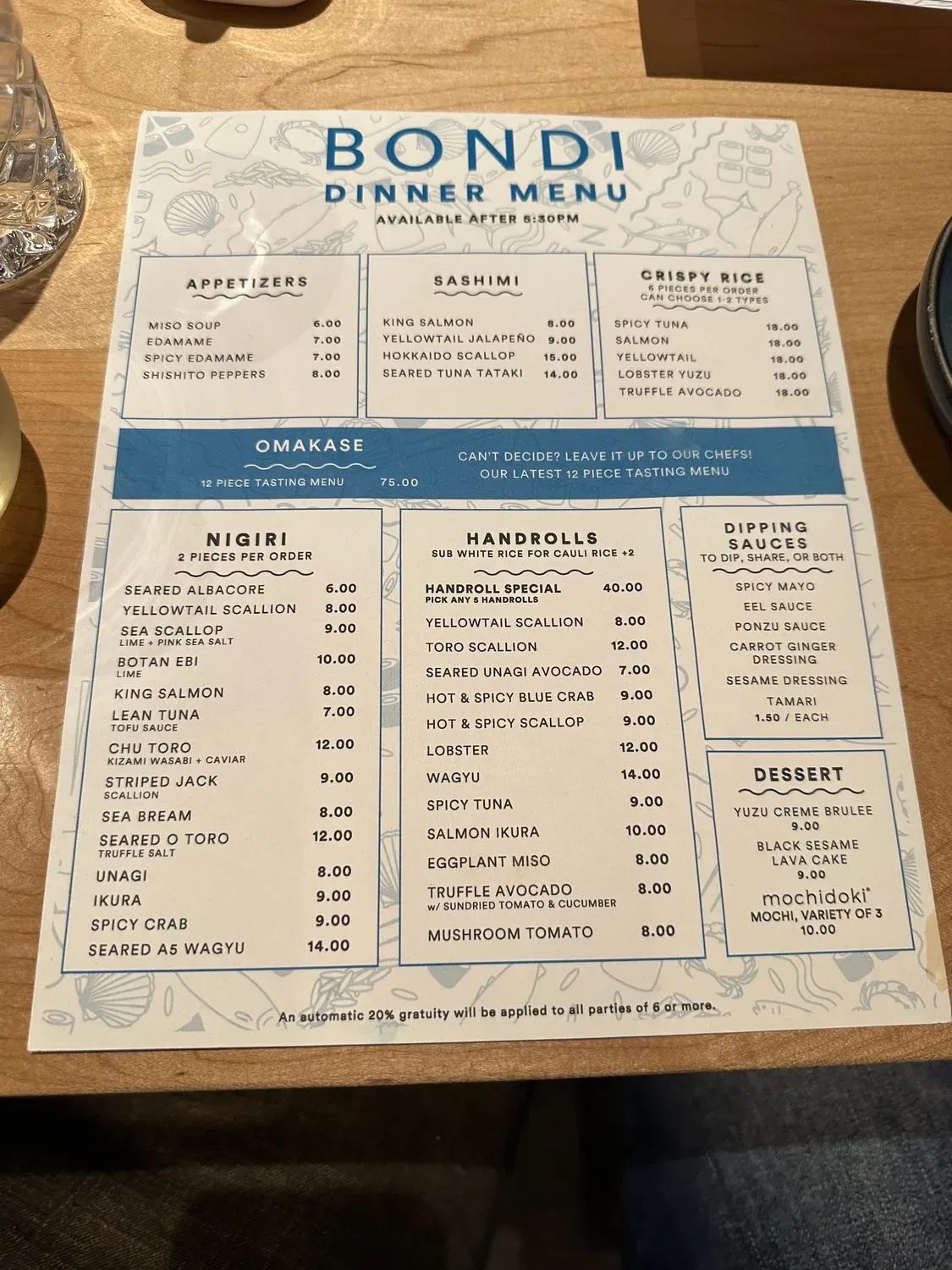 Menu 6