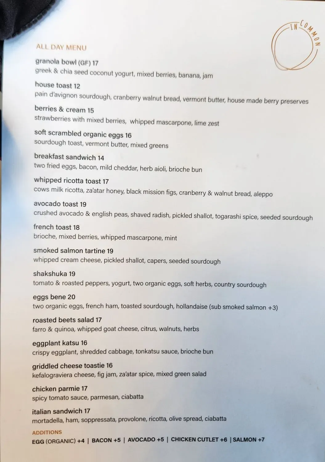 Menu 6