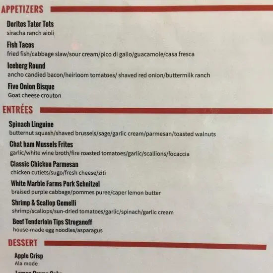 Menu 4