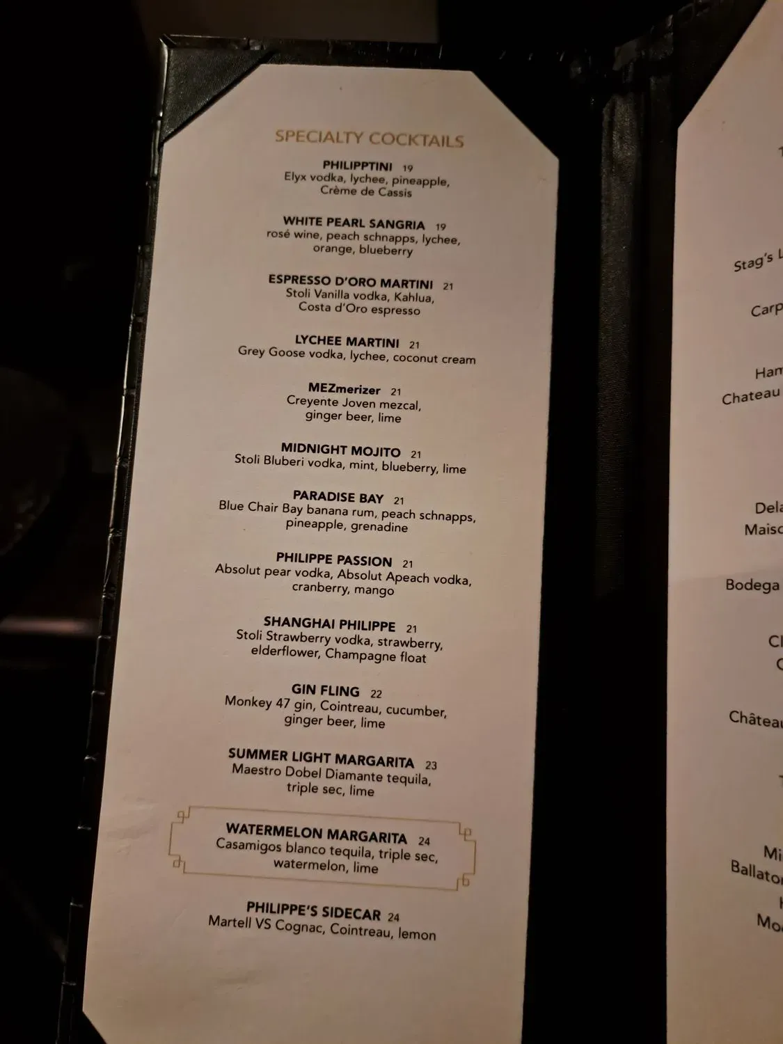 Menu 5