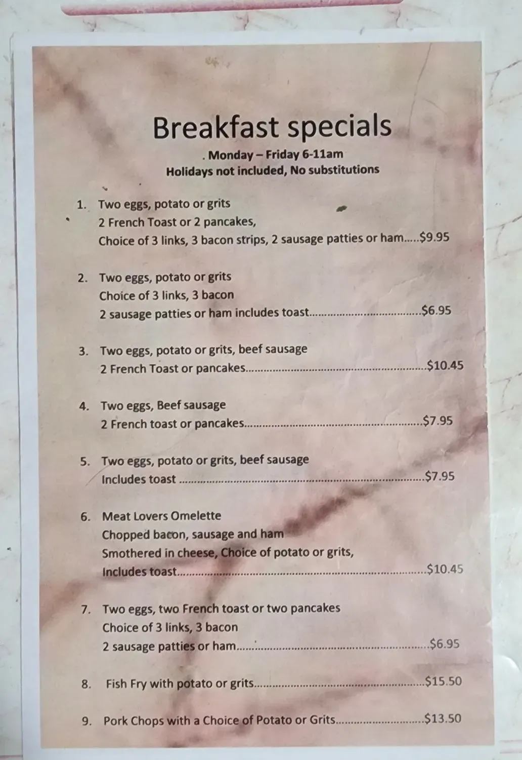 Menu 6