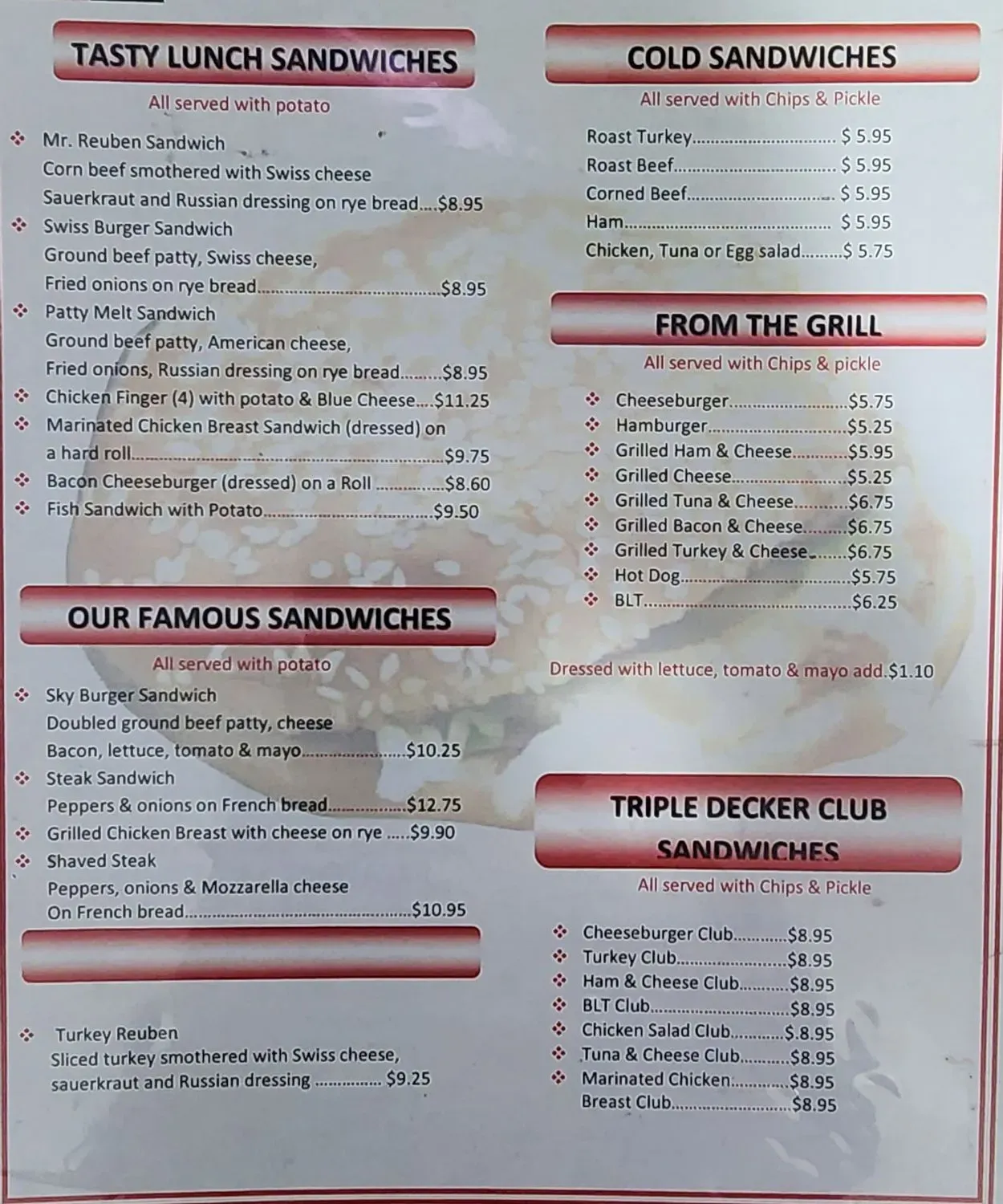 Menu 2