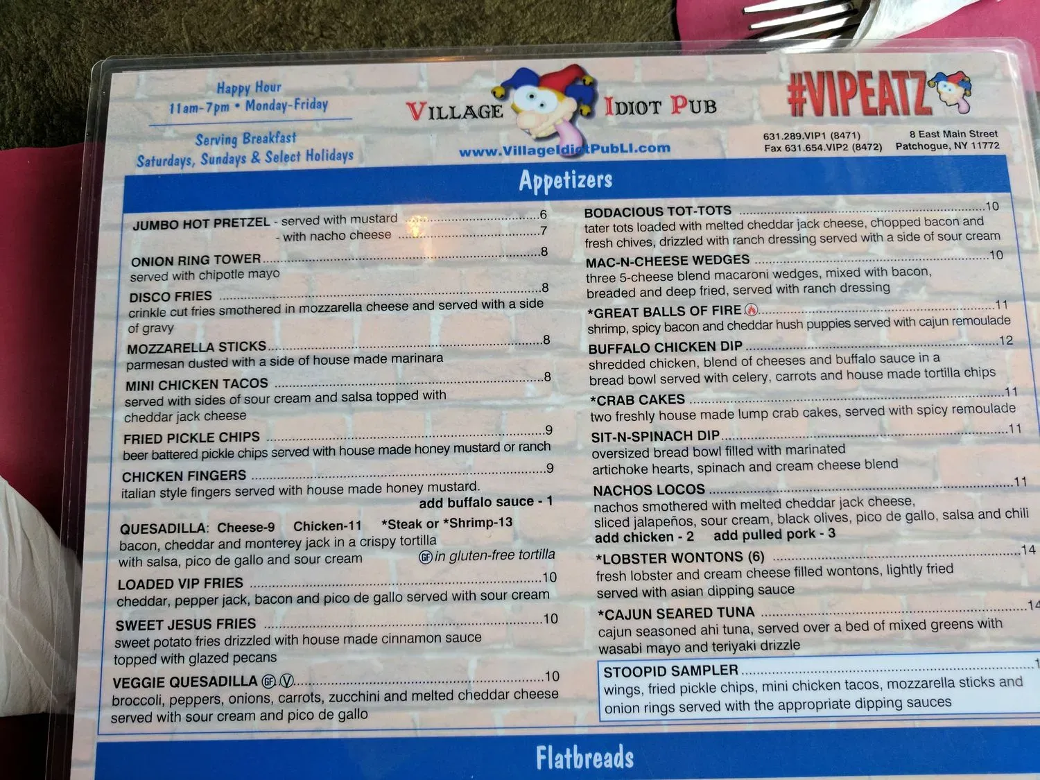 Menu 6