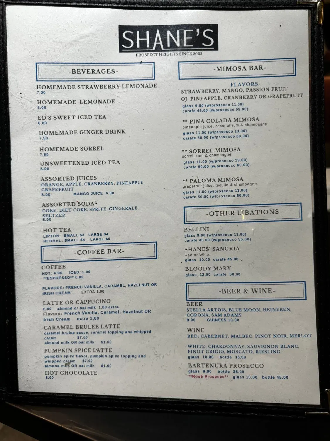 Menu 4