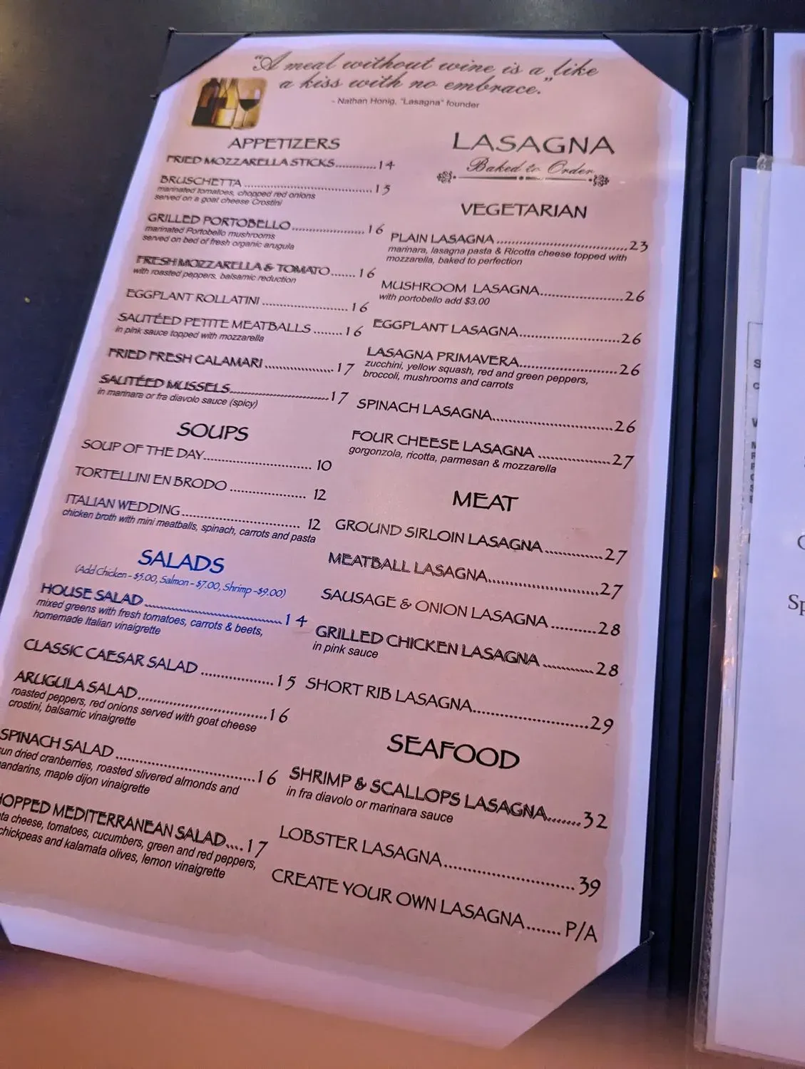 Menu 6