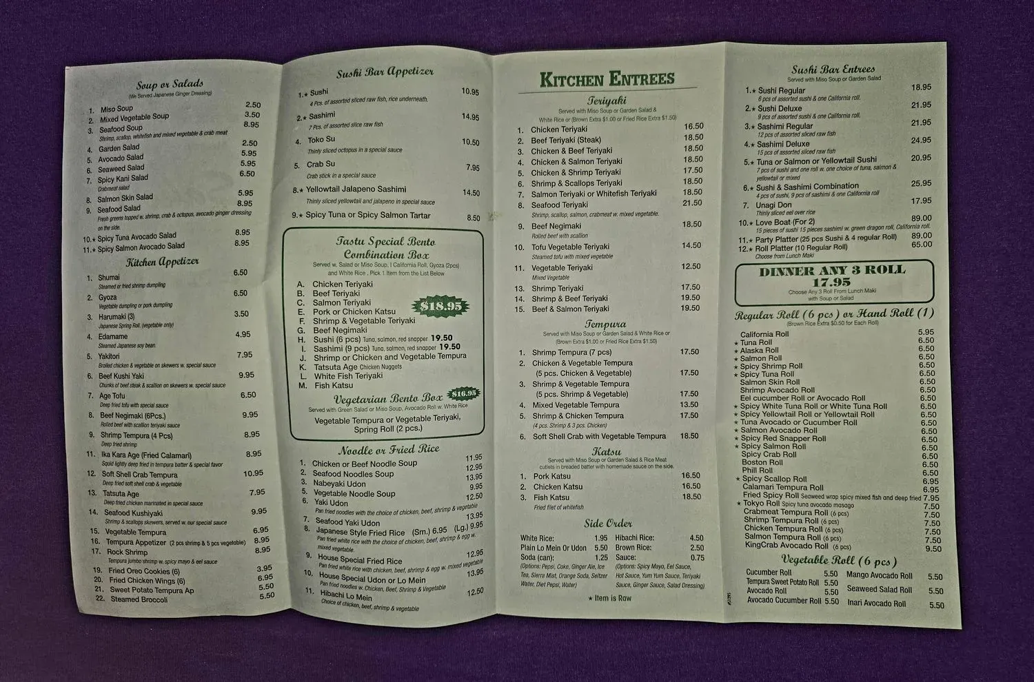 Menu 2