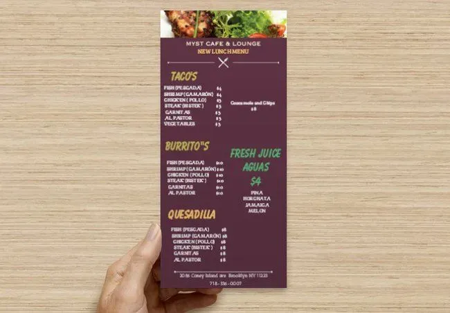 Menu 2