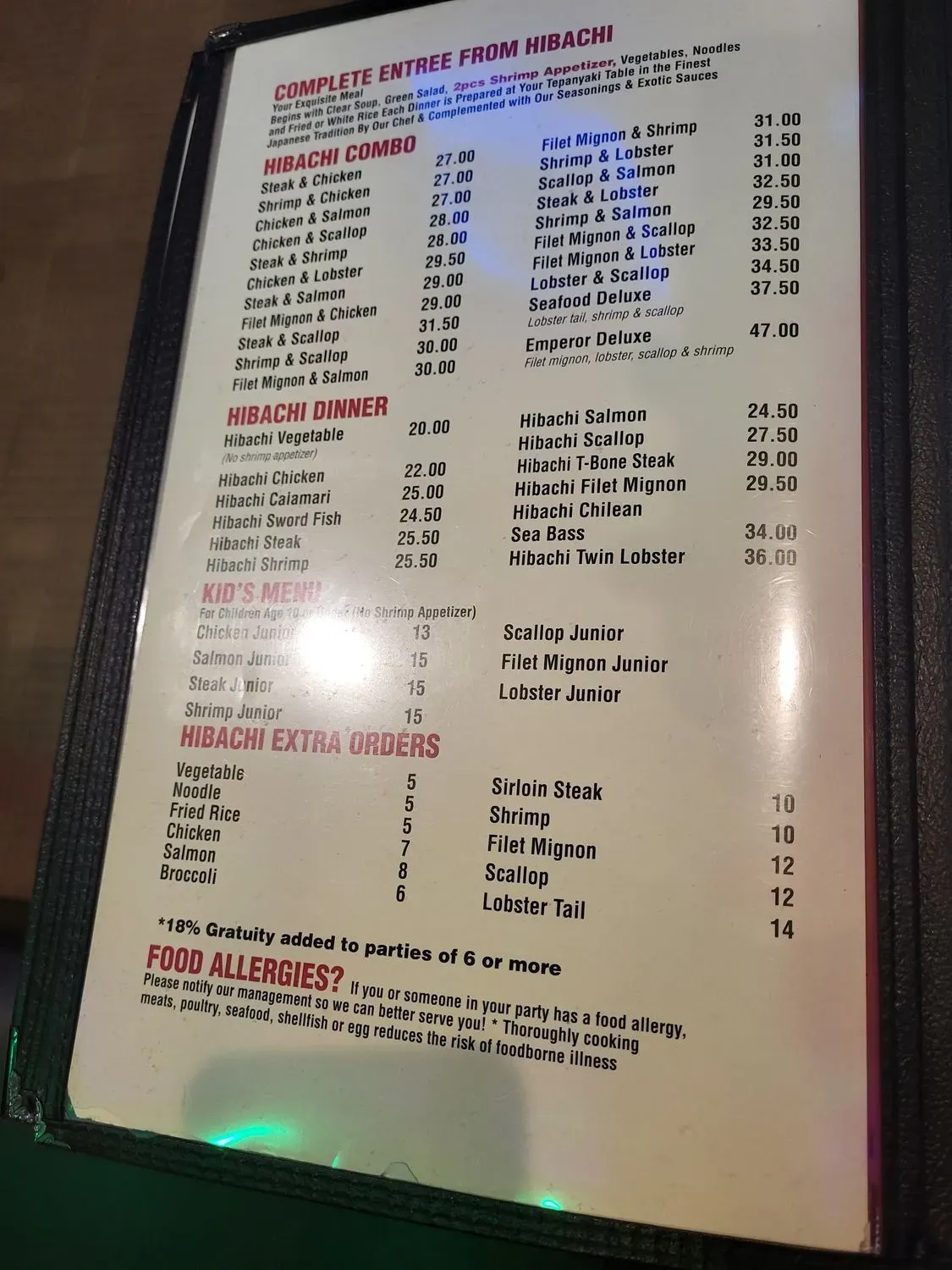 Menu 4