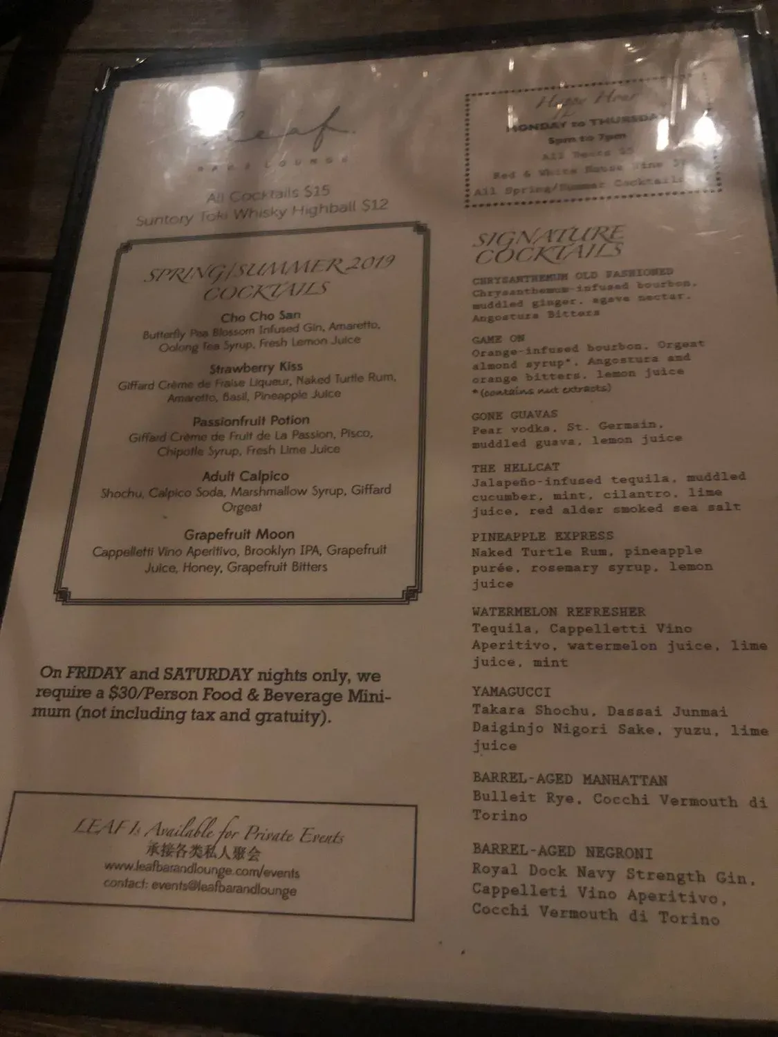 Menu 5