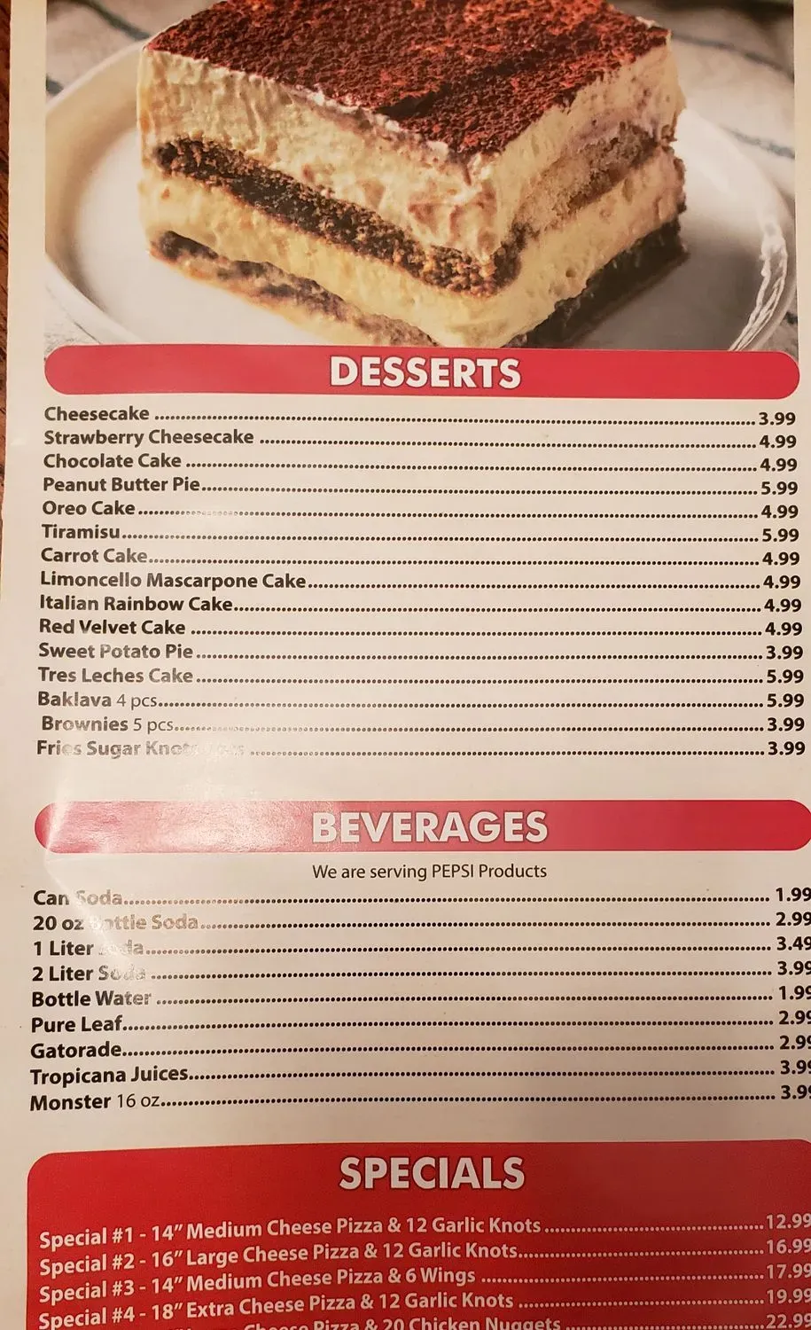 Menu 5