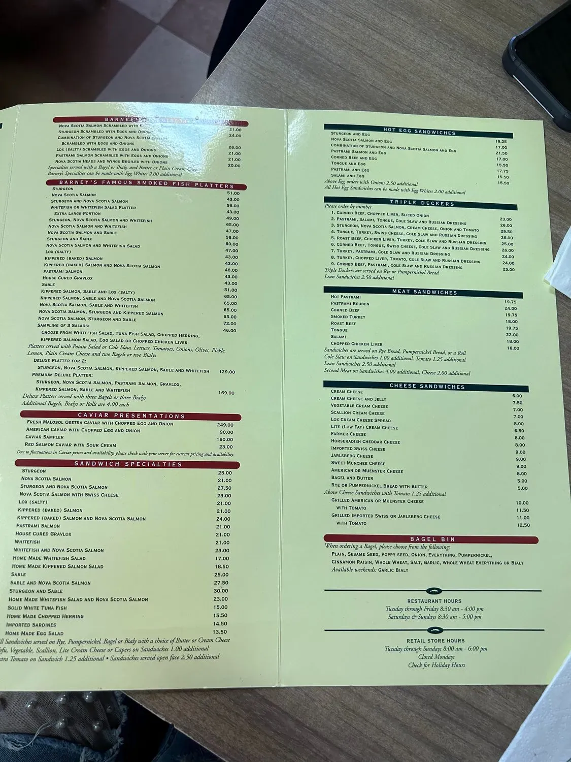 Menu 4