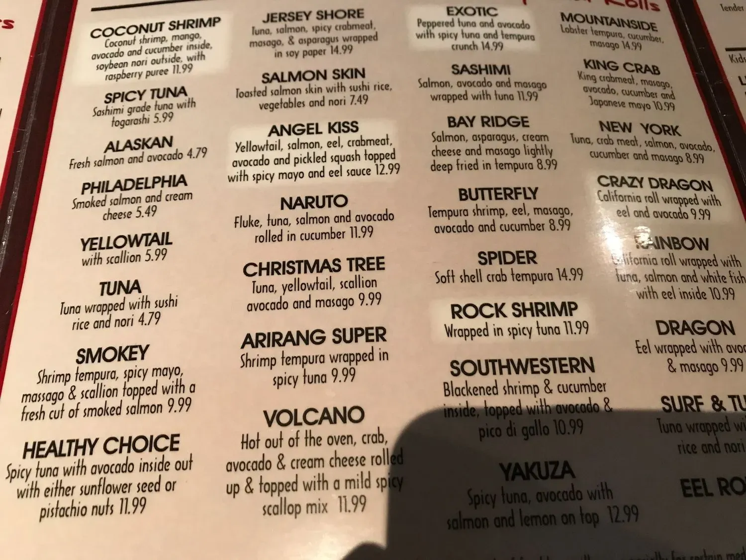 Menu 4