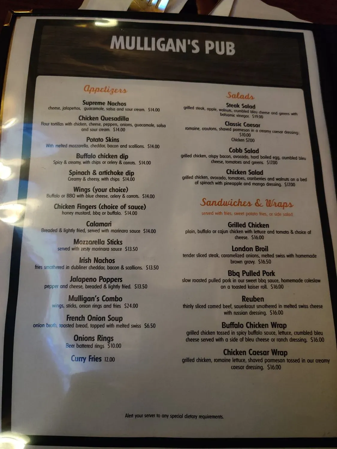 Menu 6