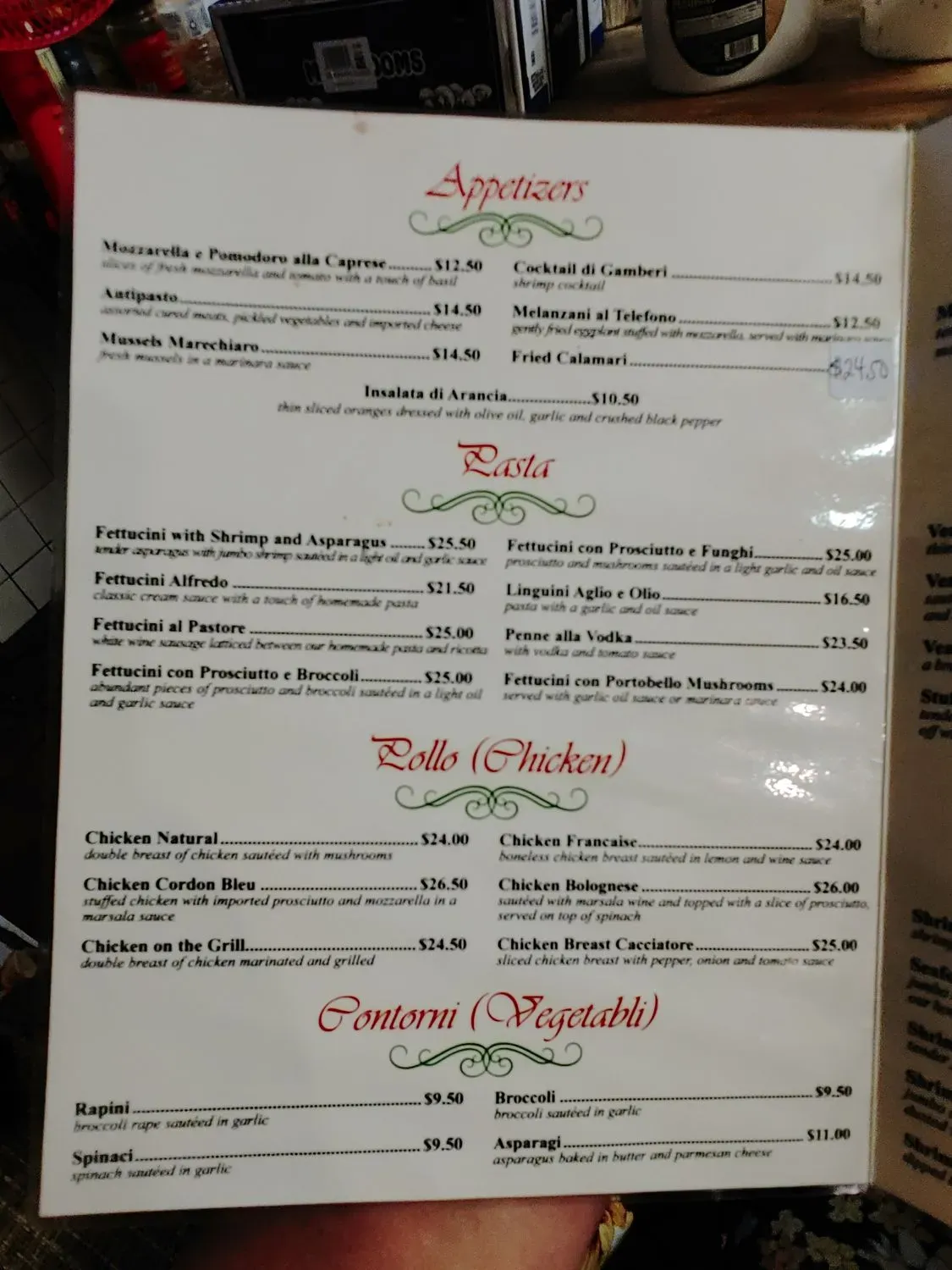 Menu 4