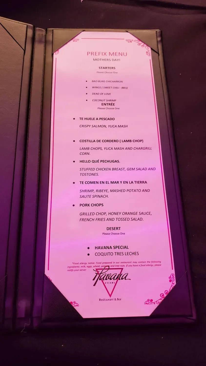 Menu 2