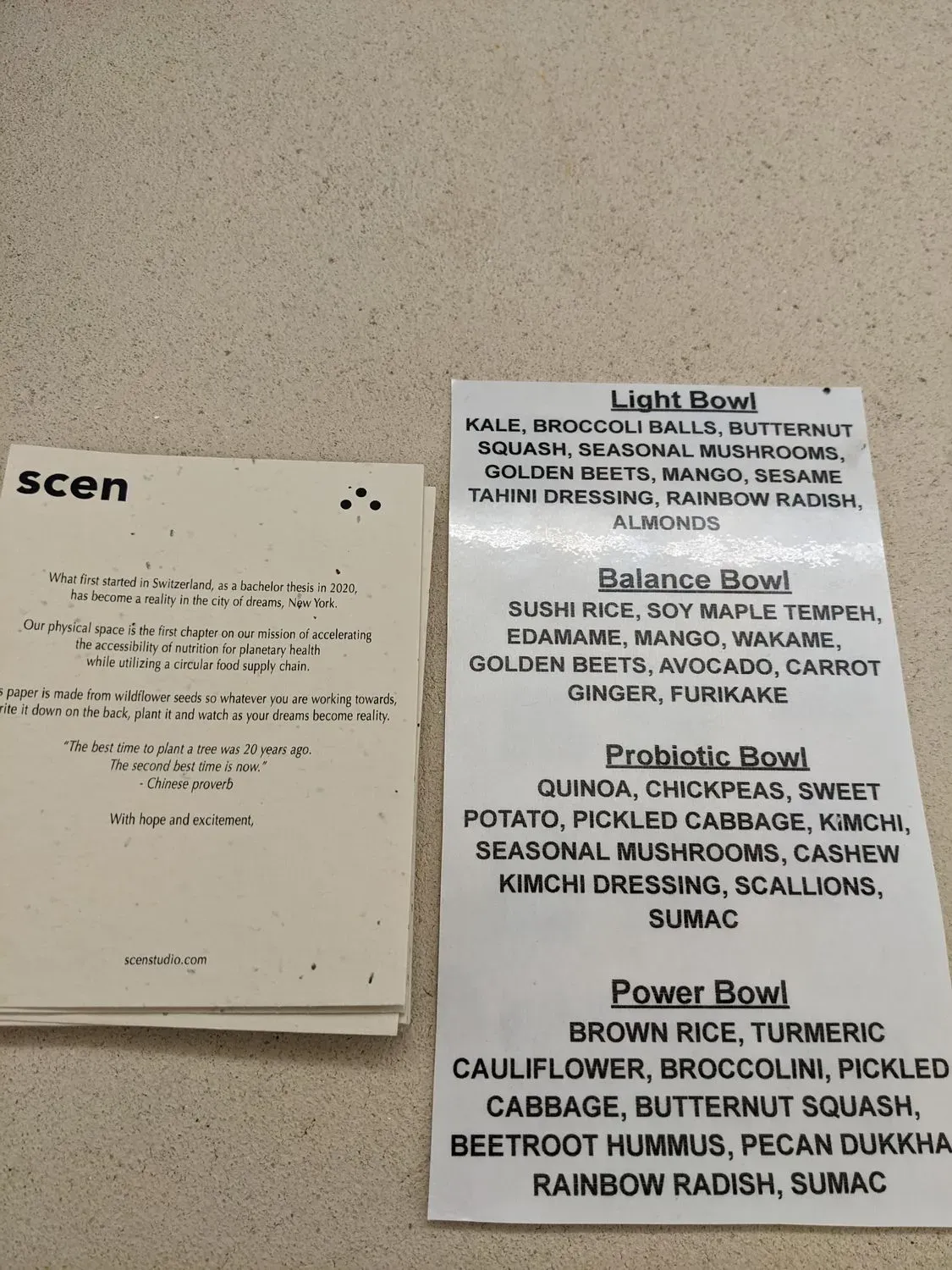 Menu 2