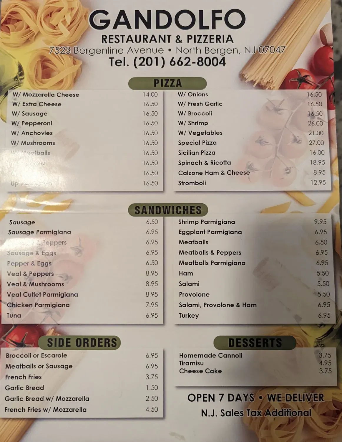 Menu 2