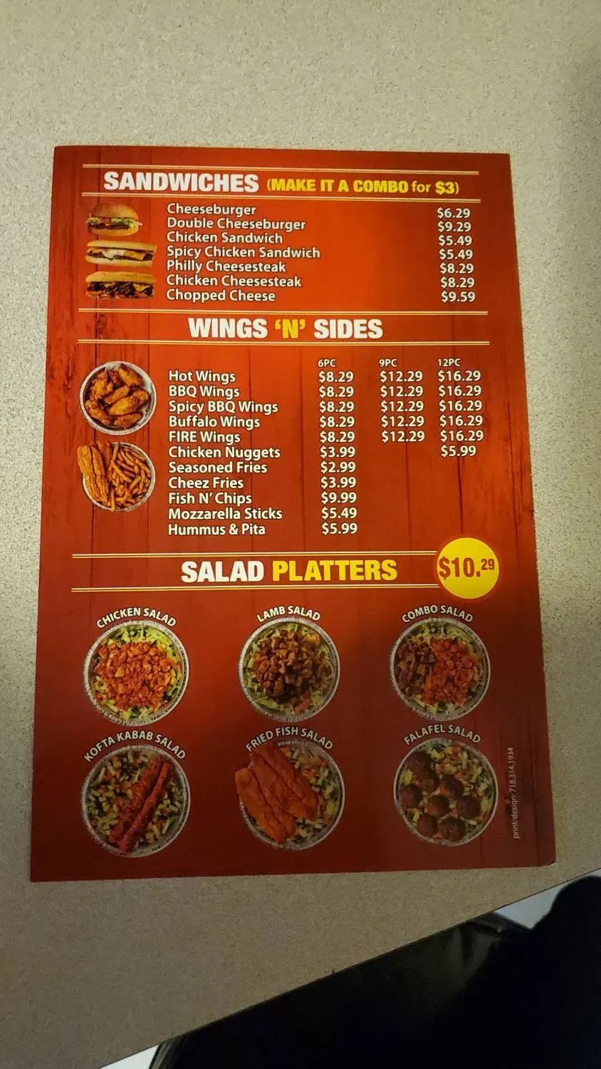 Menu 3