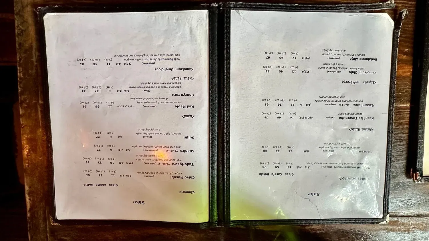 Menu 6