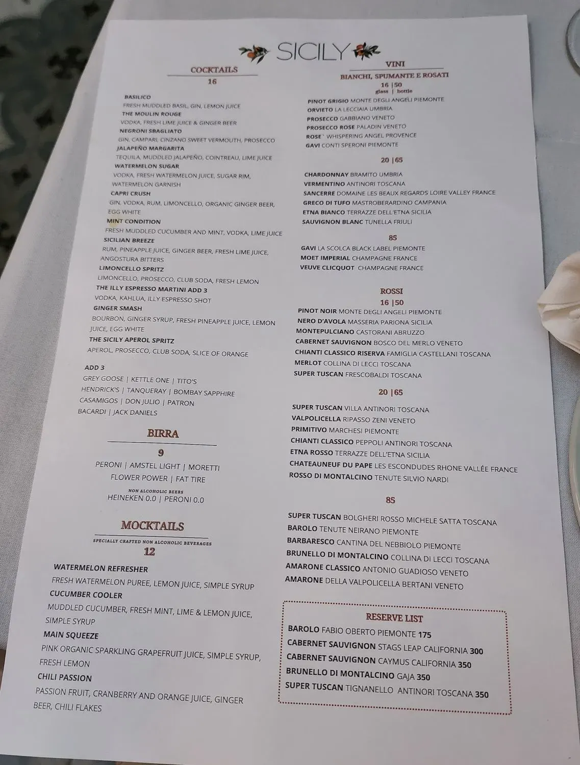 Menu 6