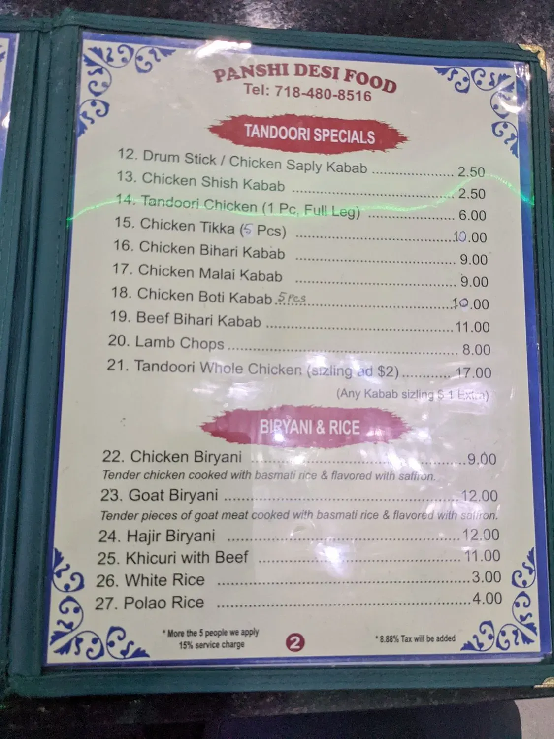 Menu 6