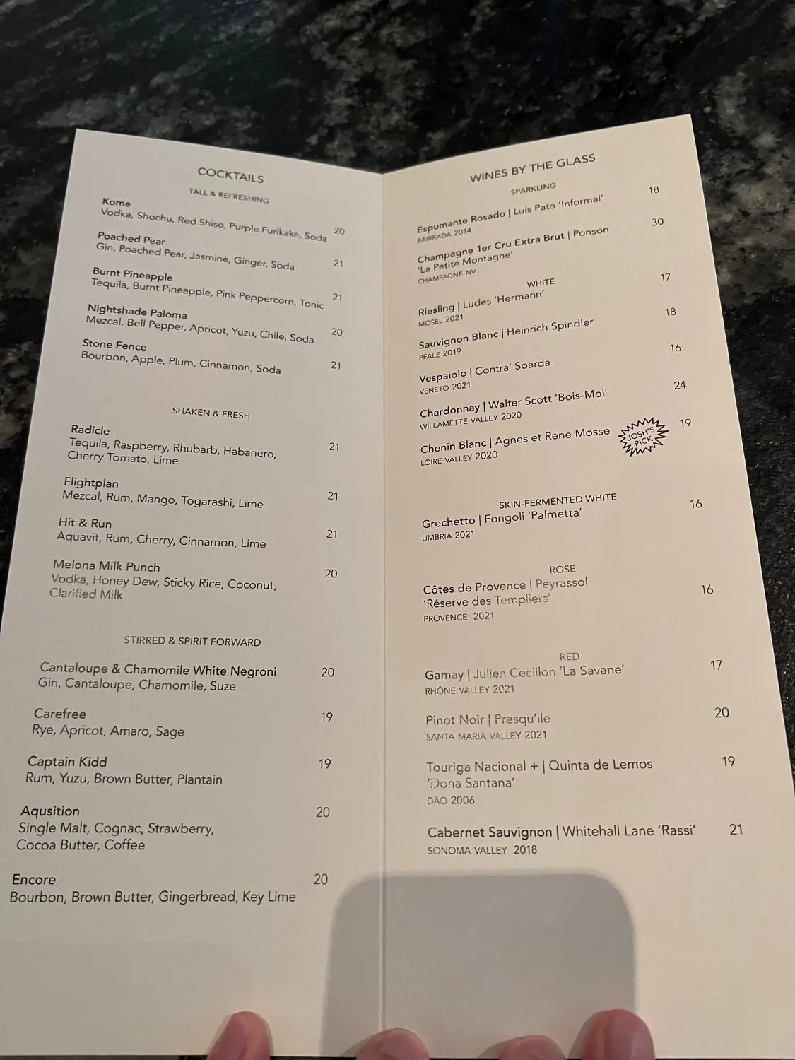 Menu 4