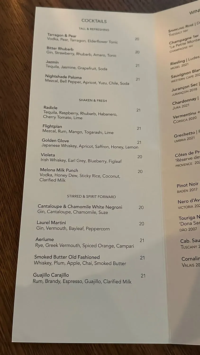 Menu 6