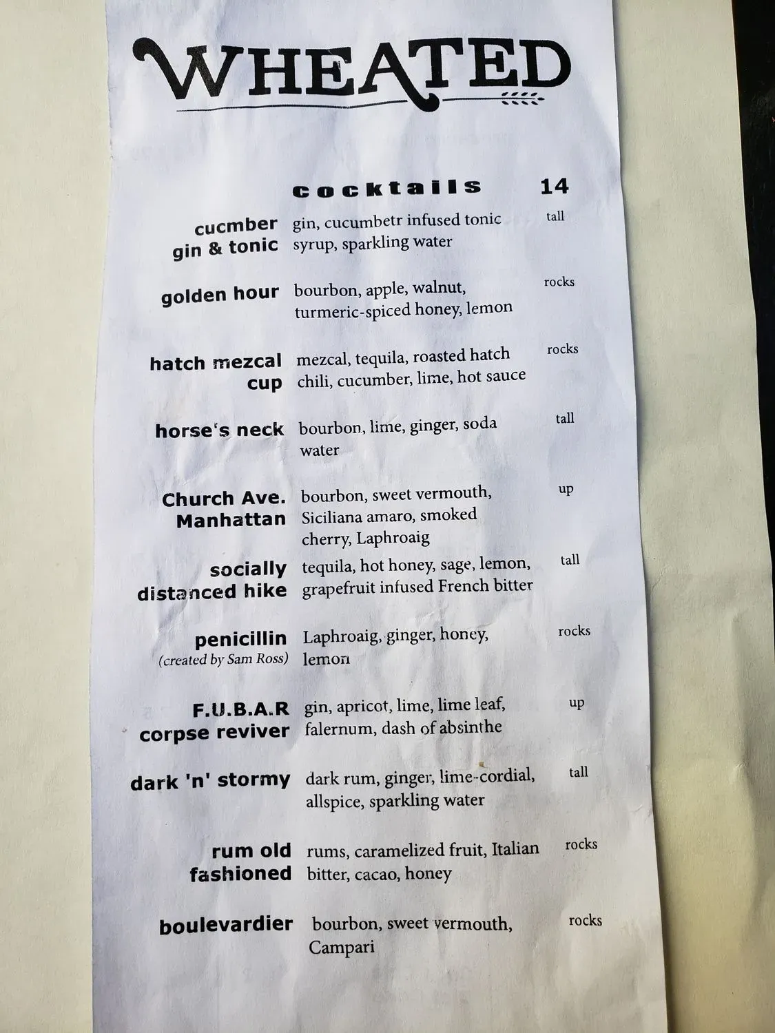 Menu 4