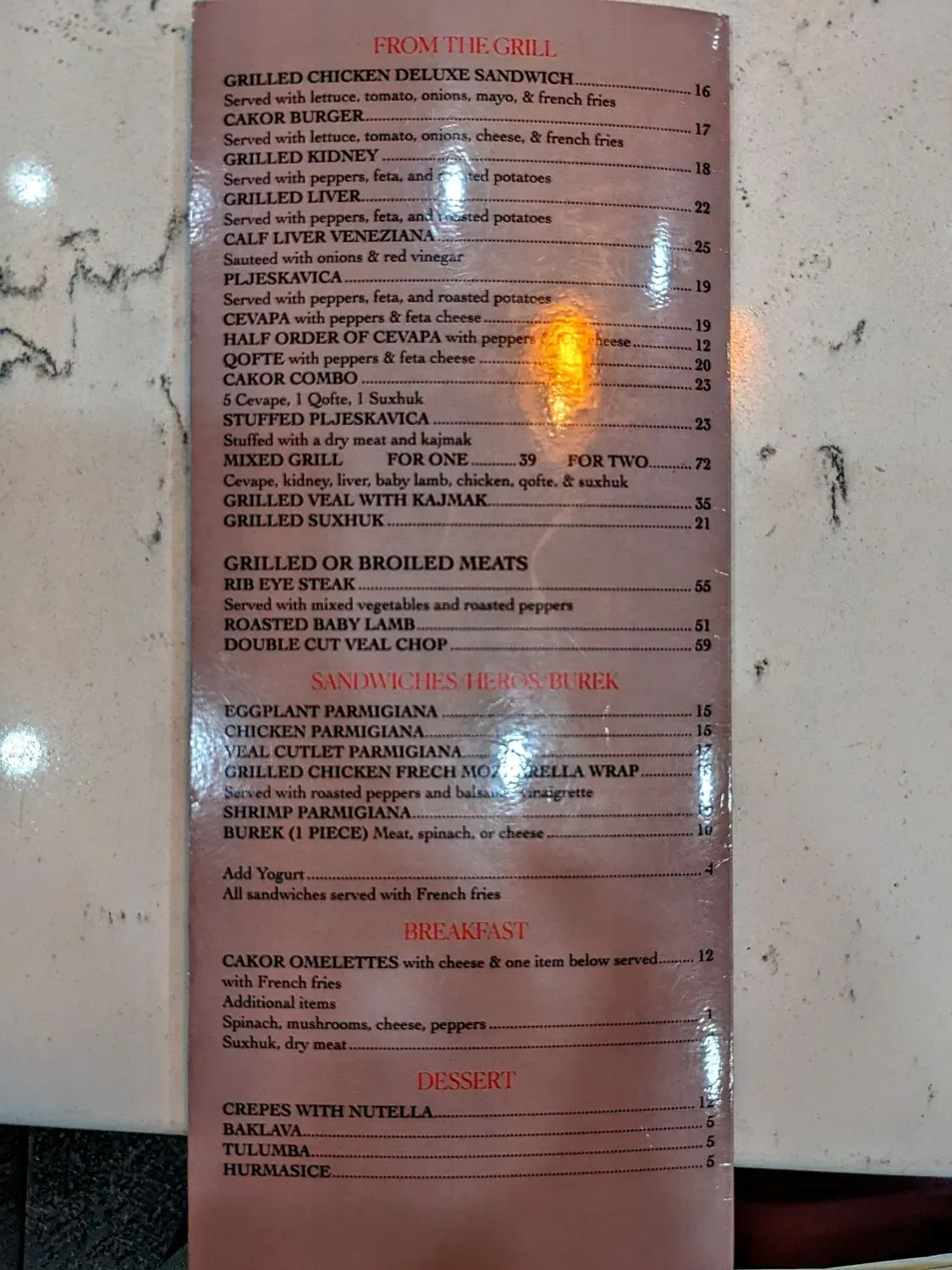 Menu 3