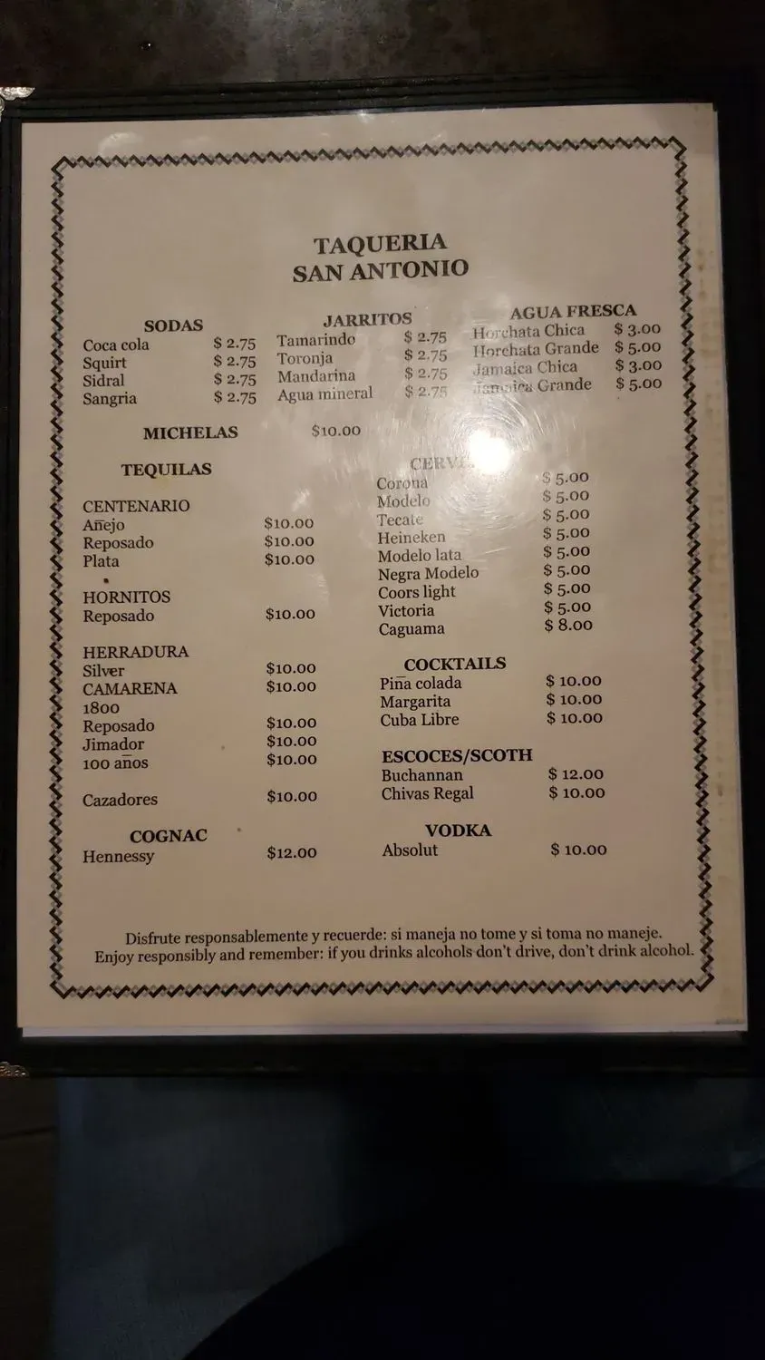 Menu 6