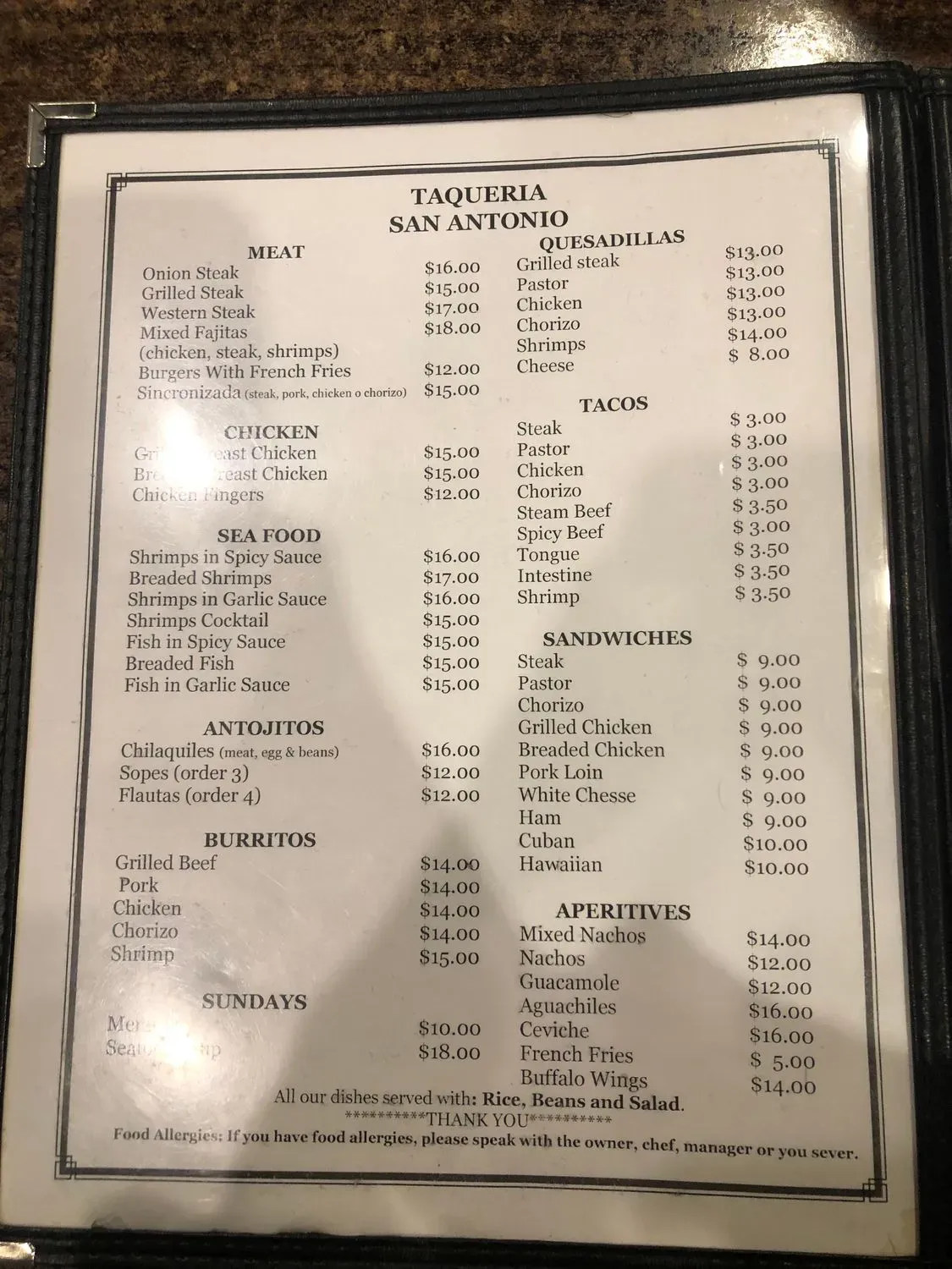 Menu 4