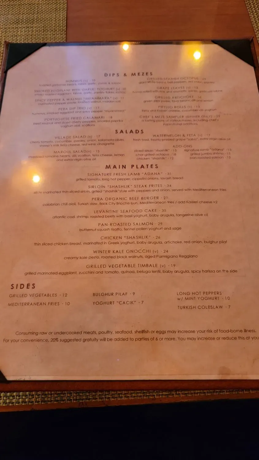 Menu 5