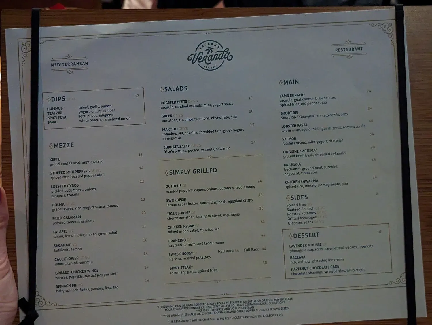 Menu 2