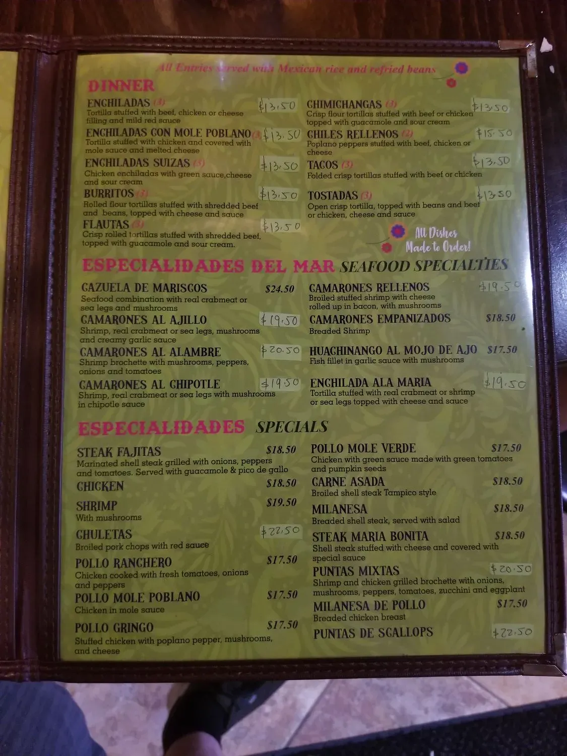 Menu 2