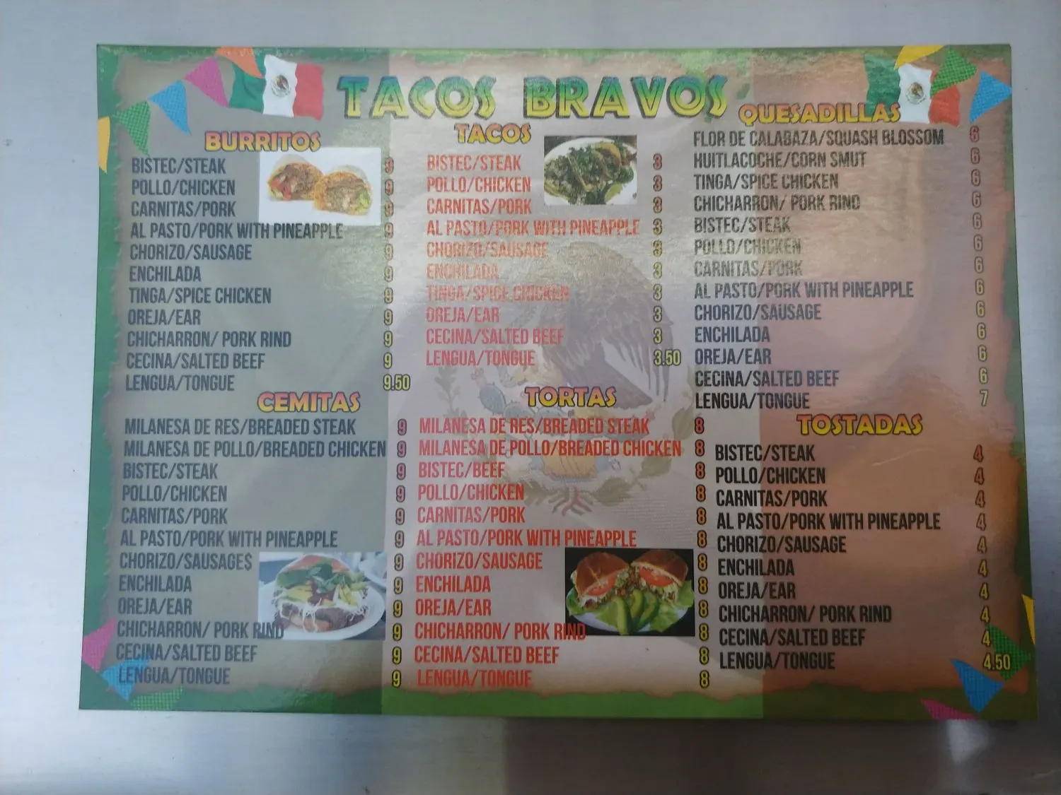 Menu 5