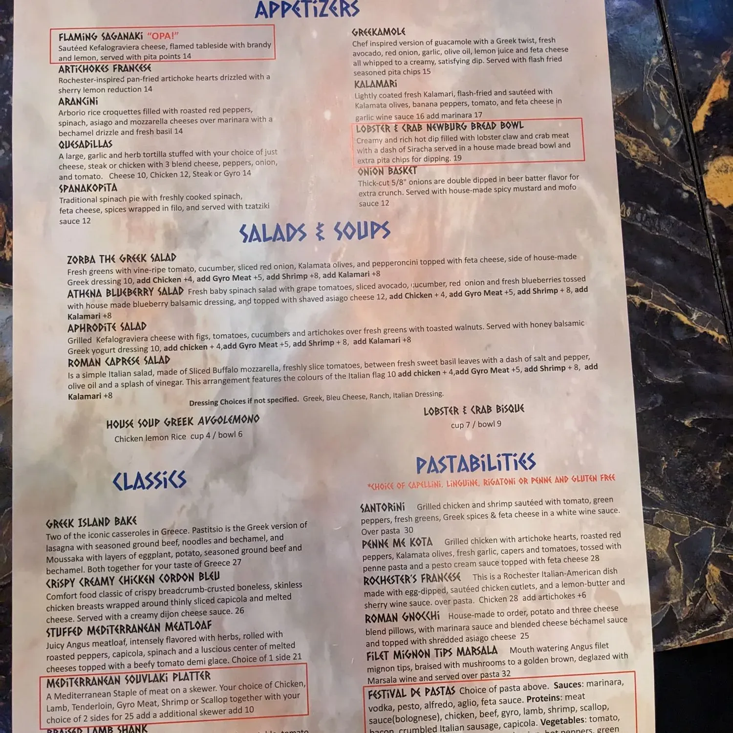 Menu 2