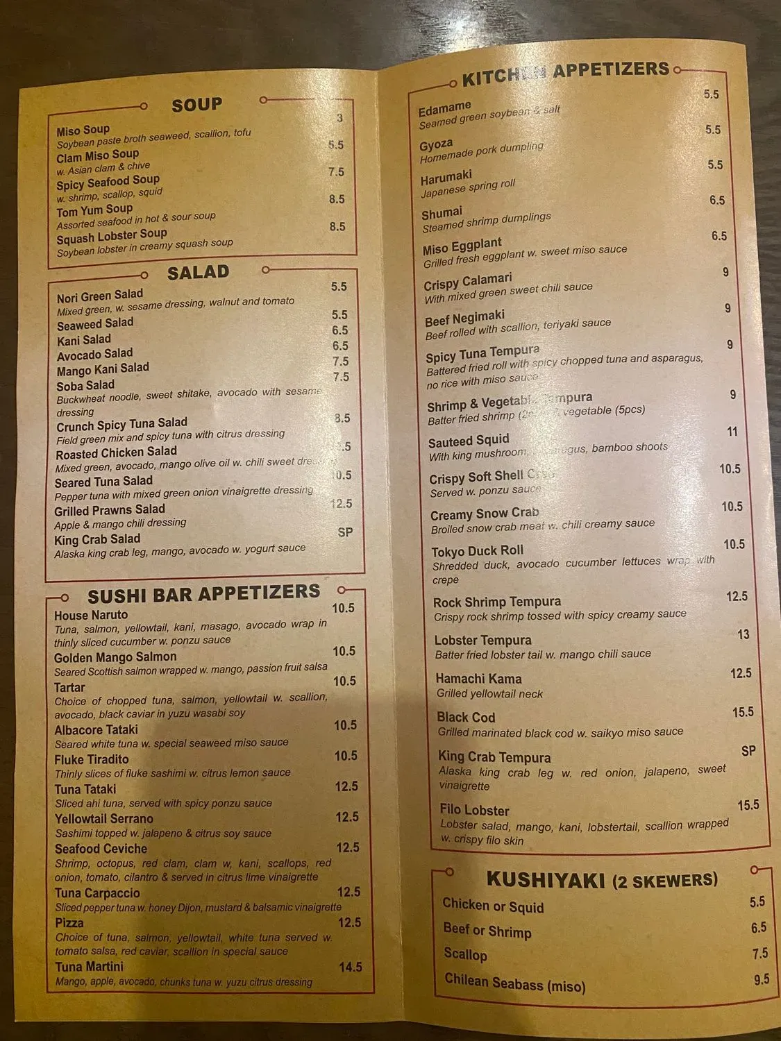 Menu 3