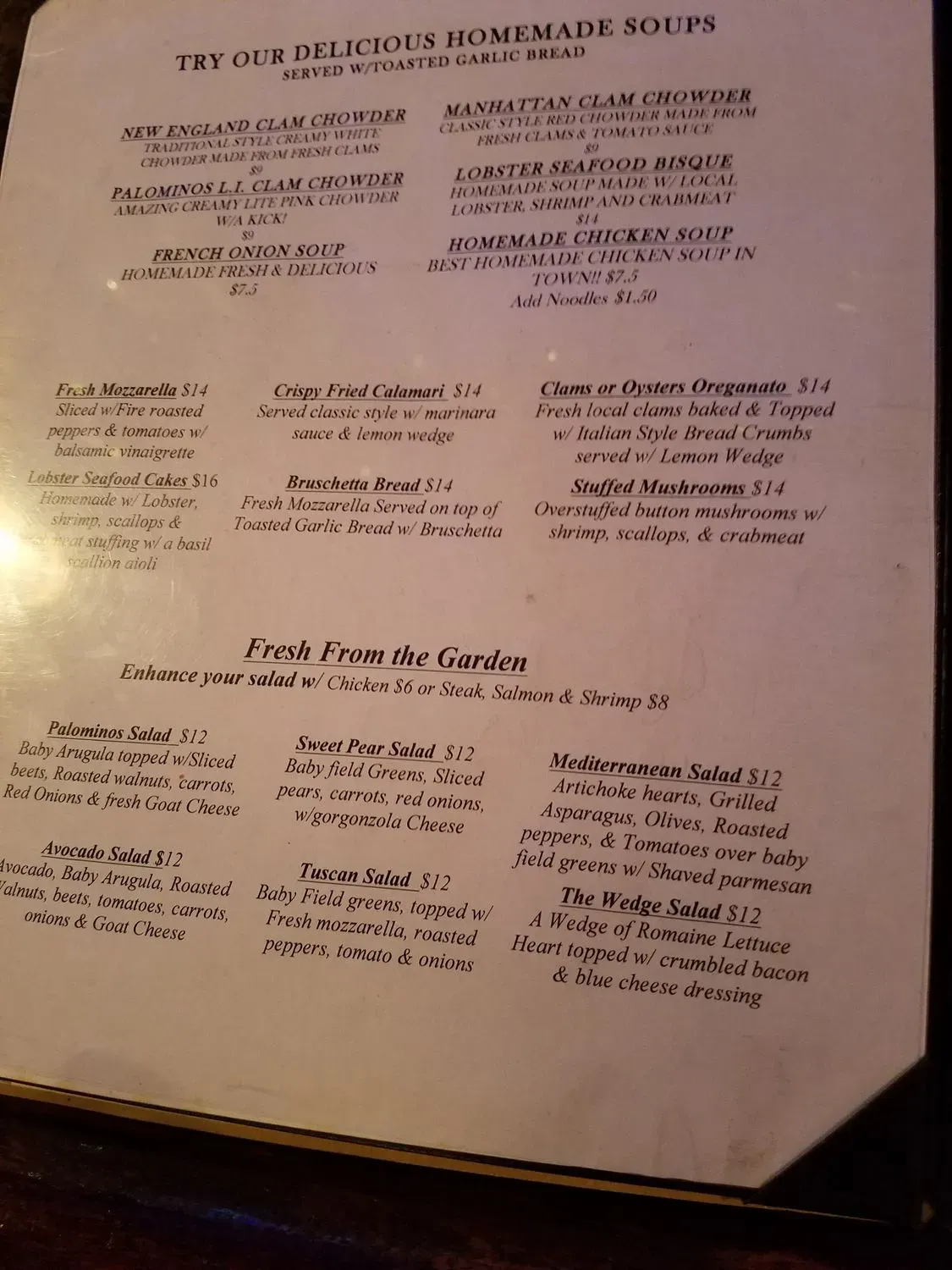 Menu 5