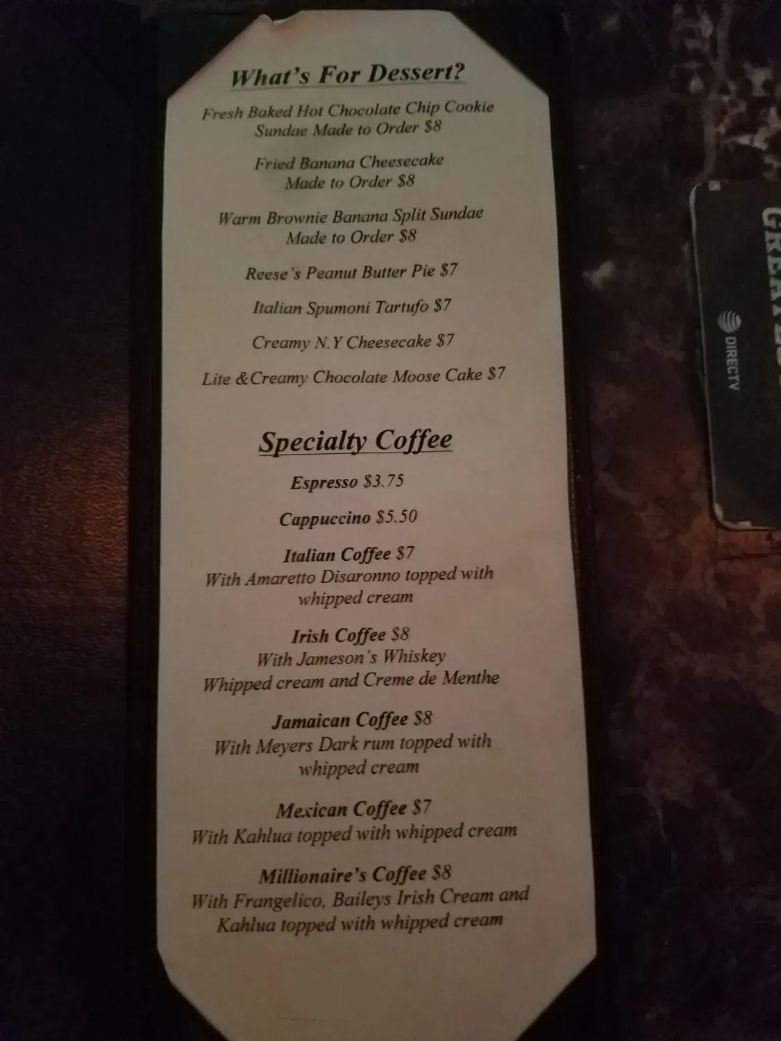 Menu 6