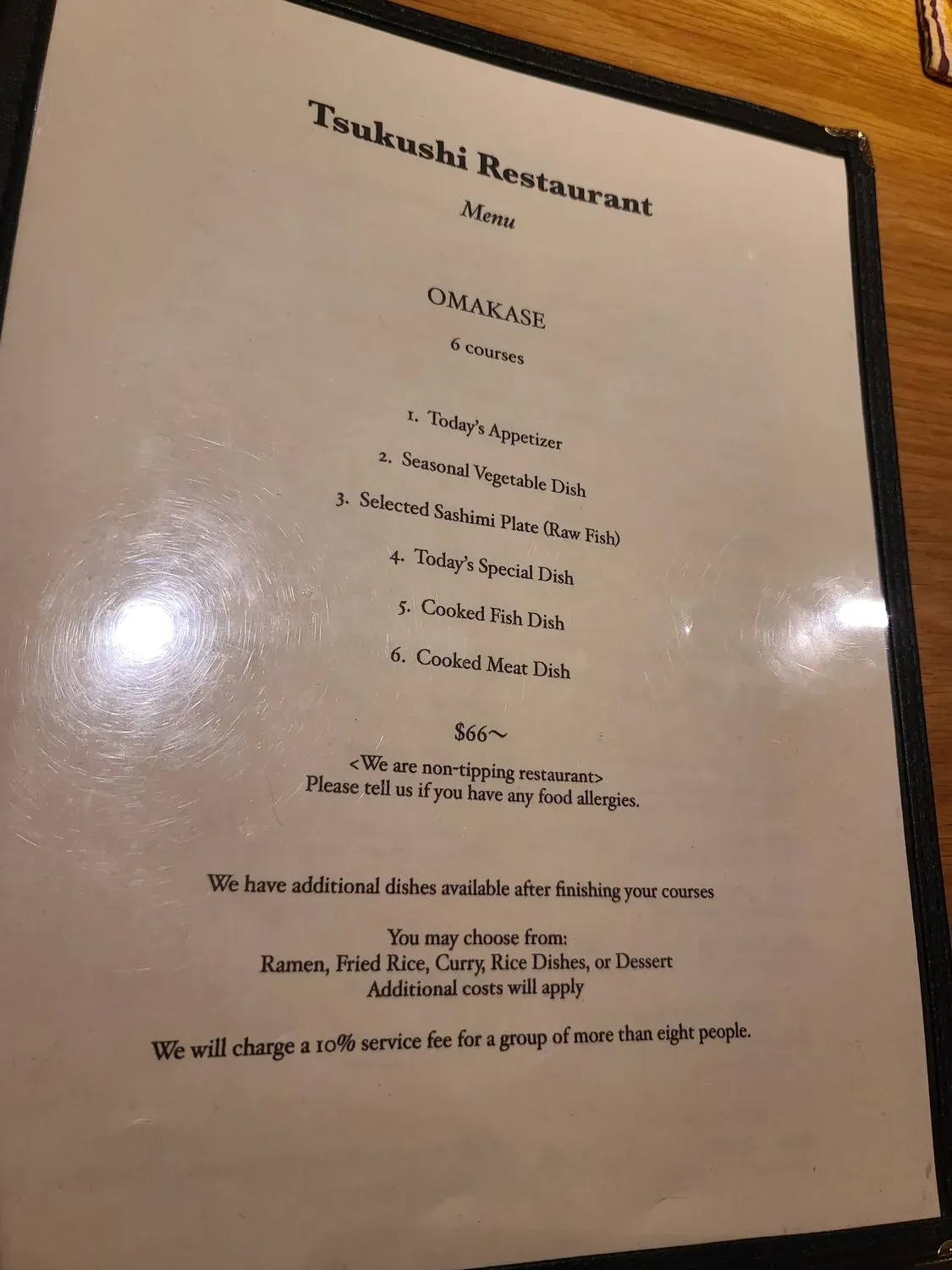 Menu 6